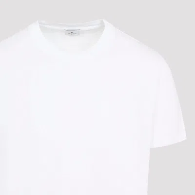 Etro Pegaso-embroidered Crewneck T-shirt In White