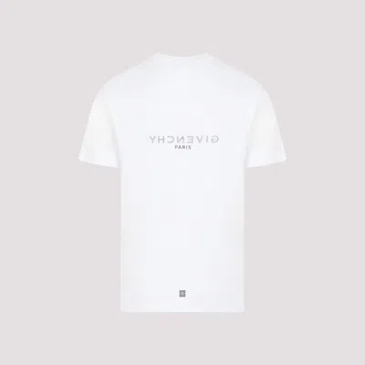 Givenchy Men White Cotton T-shirt