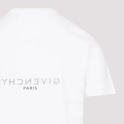 Givenchy Men White Cotton T-shirt