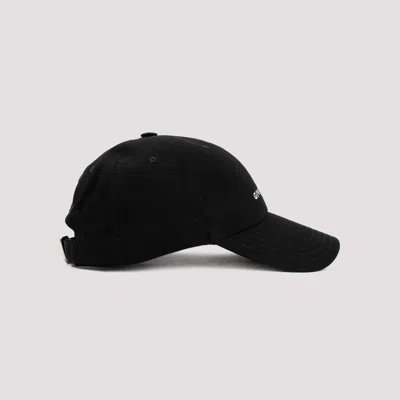 Givenchy Round Visor Cap With Embroidered Logo In Black