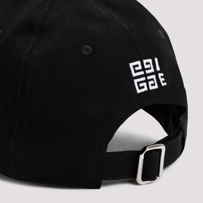 Givenchy Round Visor Cap With Embroidered Logo In Black
