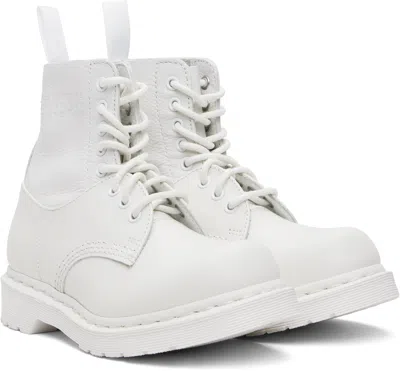 Mm6 Maison Margiela X Dr. Martens 1460 8-eye No Steel Toe Womens White