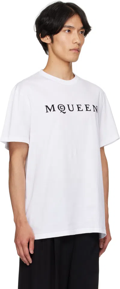 Alexander Mcqueen Logo Cotton T-shirt