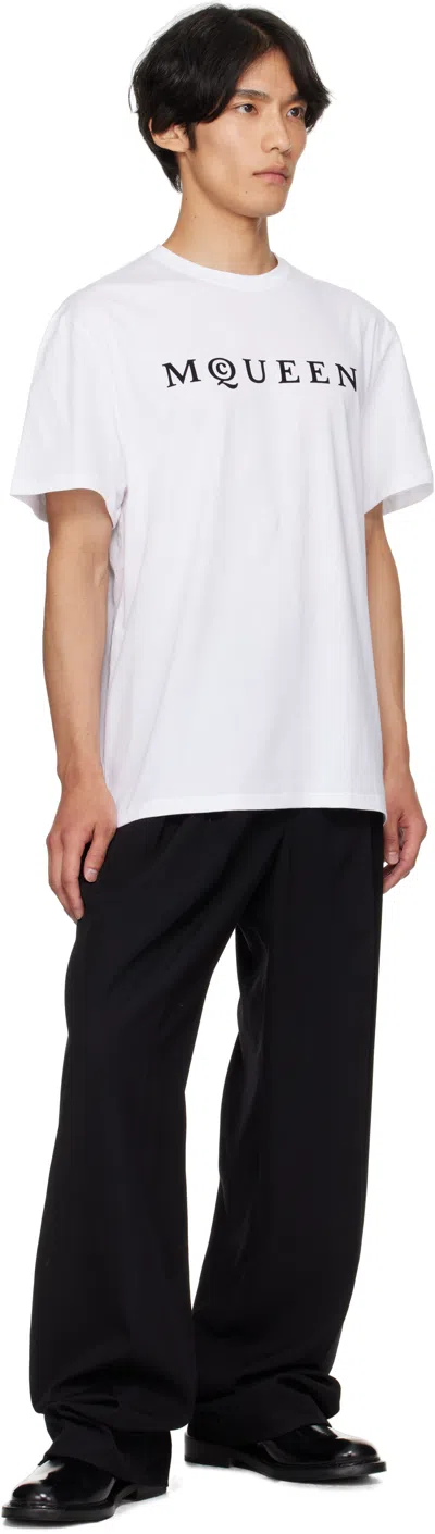 Alexander Mcqueen Logo Cotton T-shirt