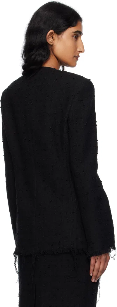 Gia Studios Black Thalia Blazer In Black