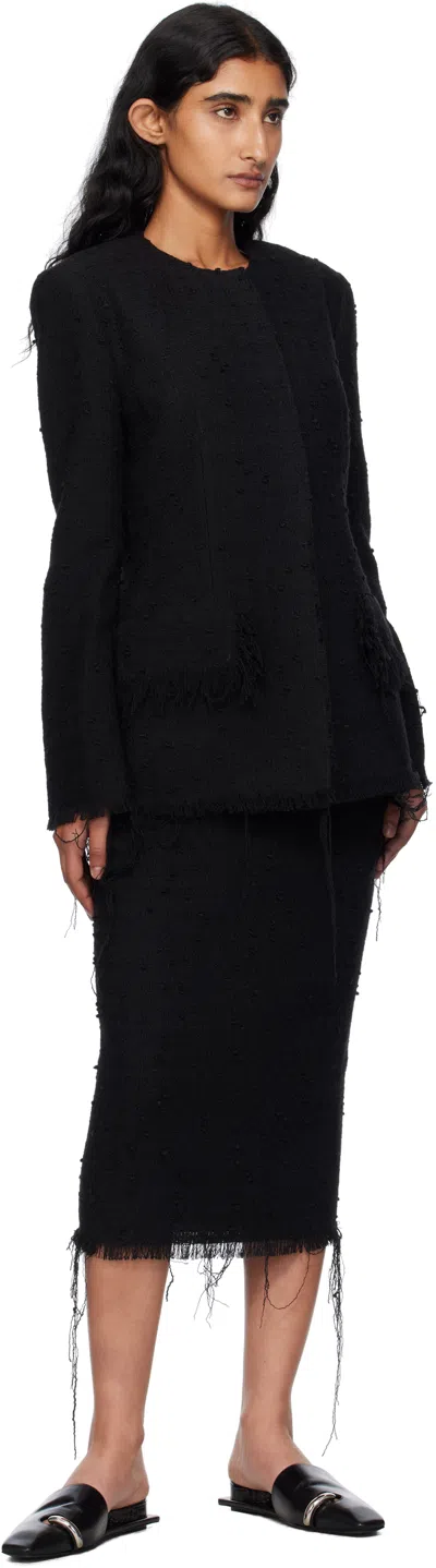 Gia Studios Black Thalia Blazer In Black