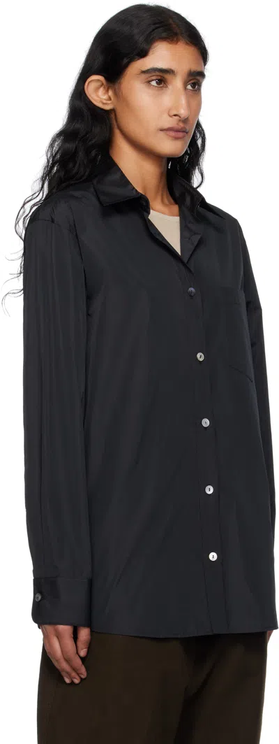 Gia Studios Black Solace Shirt In Black