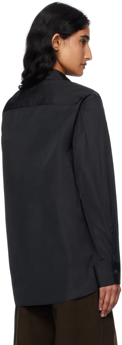 Gia Studios Black Solace Shirt In Black