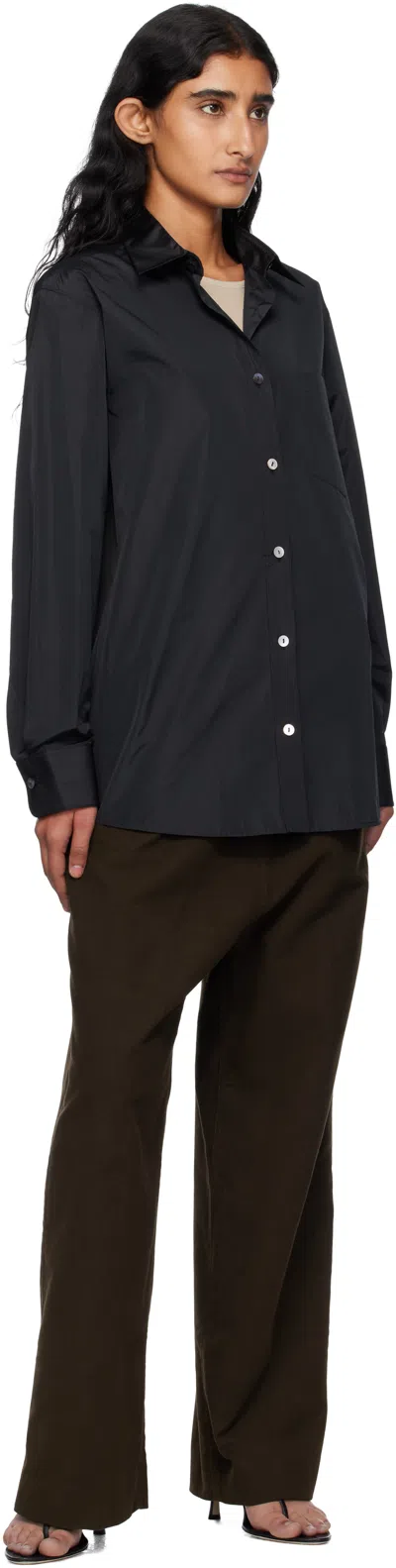 Gia Studios Black Solace Shirt In Black