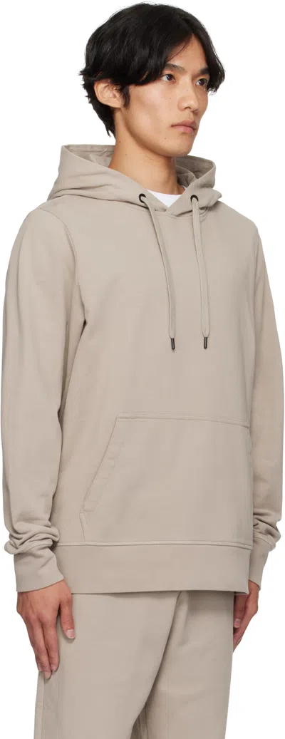 Canada Goose Pullover Cotton Hoodie With Adjustable Drawstring In Neutral