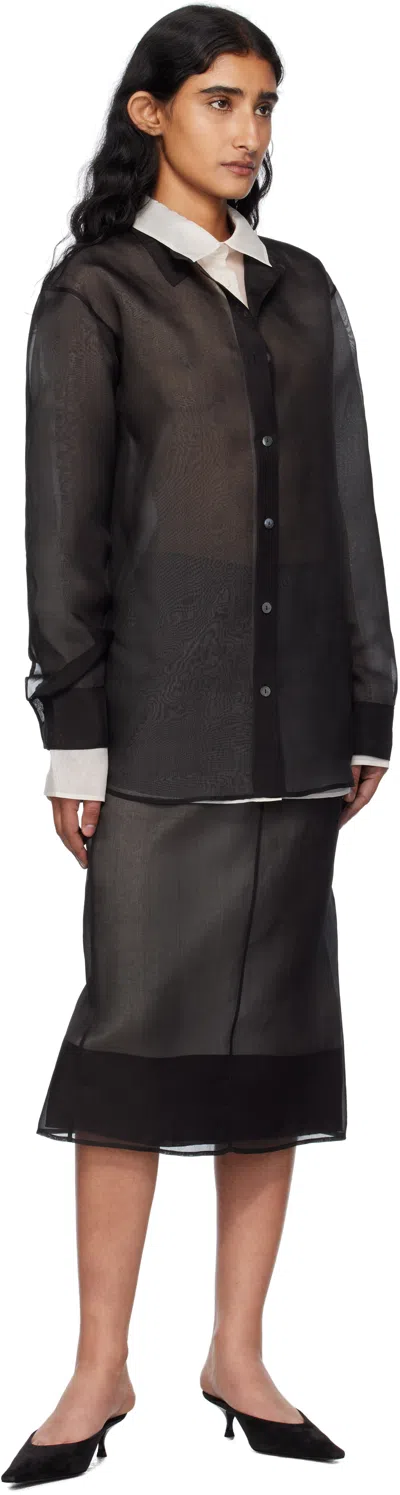 Gia Studios Black Estelle Shirt In Black