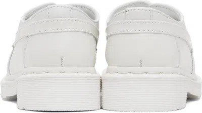 Mm6 Maison Margiela X Dr. Martens Leather Moccasin Loafers In White