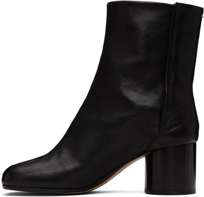 Maison Margiela Tabi Split-toe Leather Ankle Boots In Black