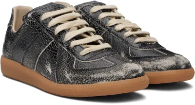 Maison Margiela Replica Sneakers In Black