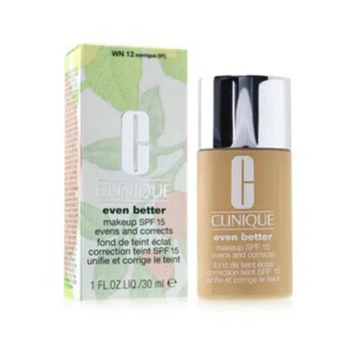 Clinique / Even Better Makeup Wn 12 Meringue (vf) 1.0 oz (30 Ml) In Green