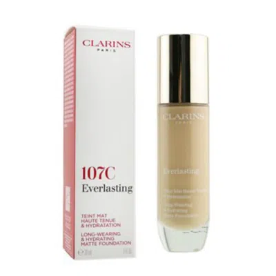 Clarins - Everlasting Long Wearing & Hydrating Matte Foundation - # 107c Beige  30ml/1oz In Sand