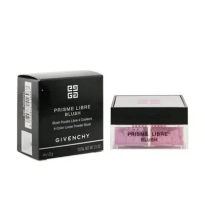 Givenchy Ladies Prisme Libre Blush 4 Color Loose Powder Blush # 1 Mousseline Lilas Makeup 3274872416 In Pink