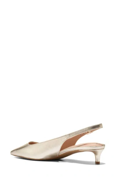 Cole Haan The Go-to Jocelyn Slingback Pump In Gold | ModeSens