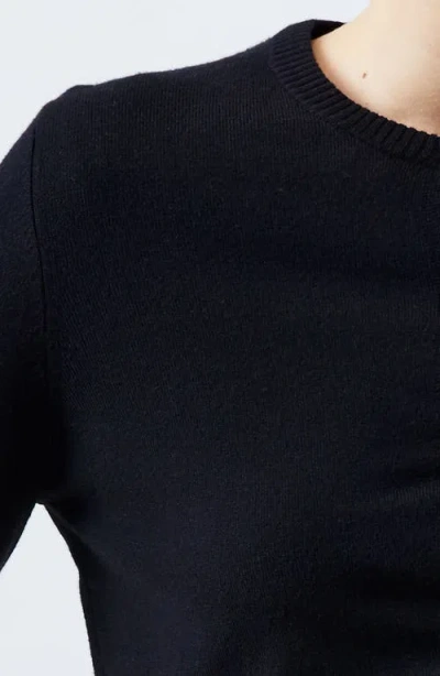 French Connection Crop Cardigan In Black