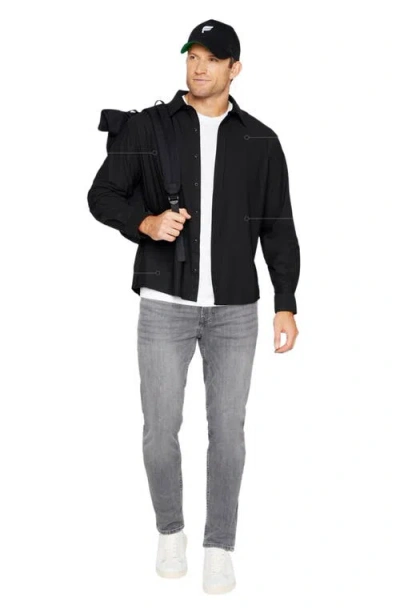 Fabletics The Don Long Sleeve Button Up In Black