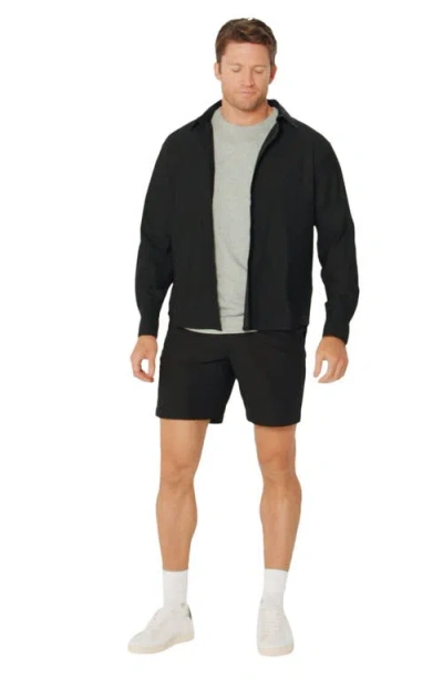 Fabletics The Don Long Sleeve Button Up In Black