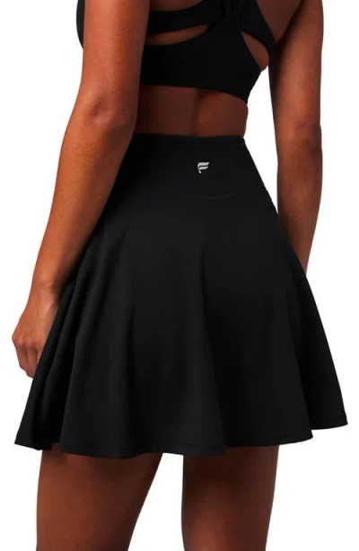 Fabletics Crossover Flounce Skirt In Black