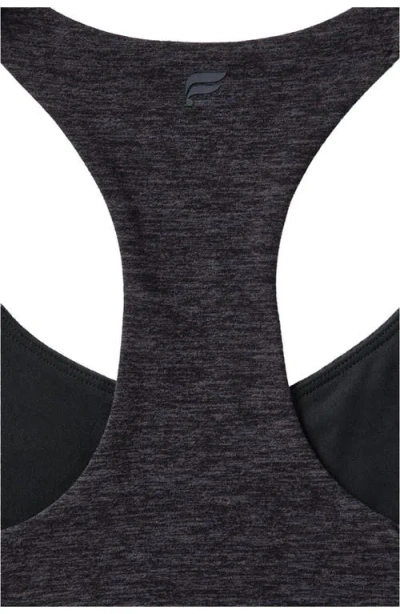 Fabletics Heatherflex Anywhere Built-in Bra Tank In Black