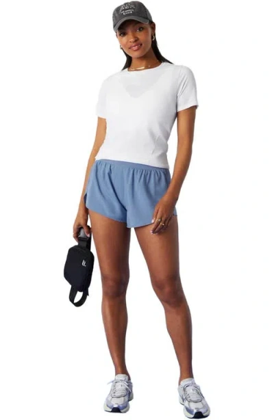 Fabletics Feather Tech+ Short-sleeve Top In White