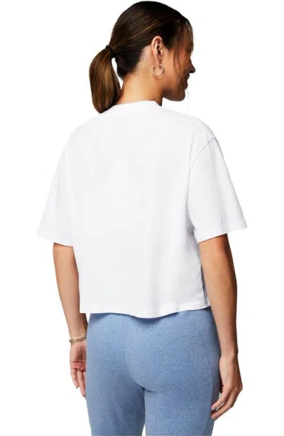 Fabletics 100% Cotton Boxy Tee In White