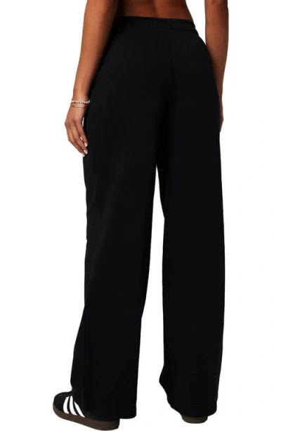 Fabletics Year Round Terry Wide Leg Sweatpant In Black