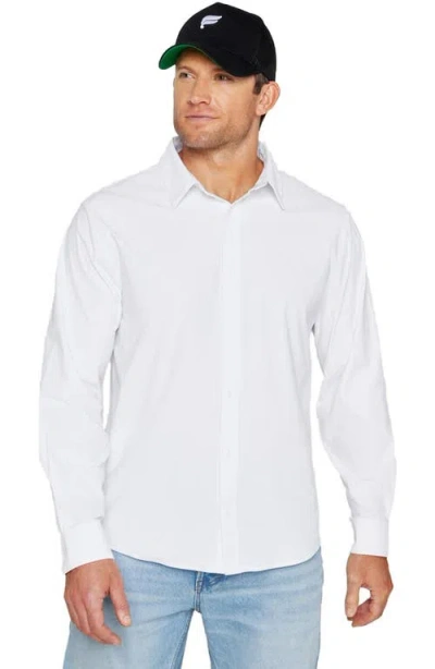 Fabletics The Don Long Sleeve Button Up In White
