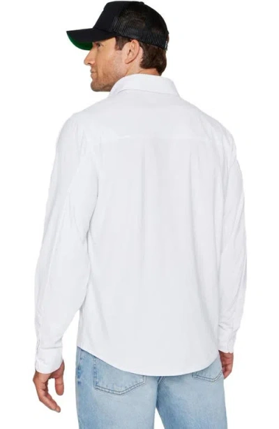 Fabletics The Don Long Sleeve Button Up In White