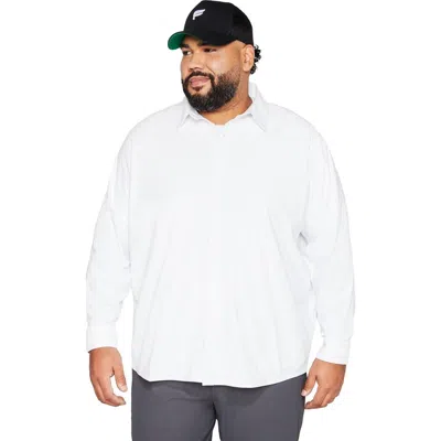 Fabletics The Don Long Sleeve Button Up In White