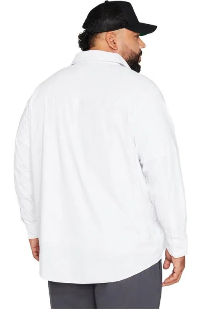 Fabletics The Don Long Sleeve Button Up In White