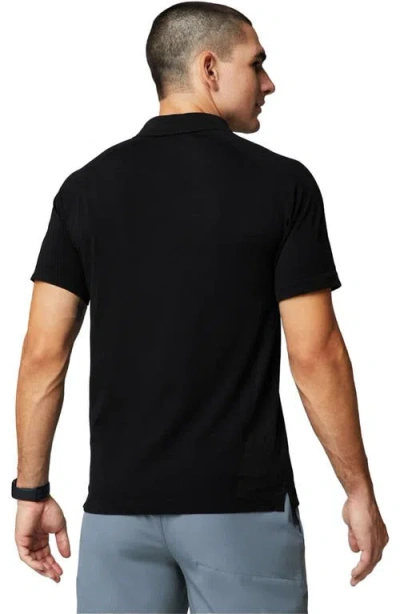 Fabletics The Training Day Polo In Black