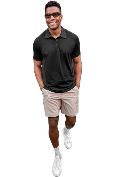 Fabletics The Training Day Polo In Black