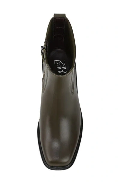 Franco Sarto Women's Gracely Block Heel Zip Short Boots In Green