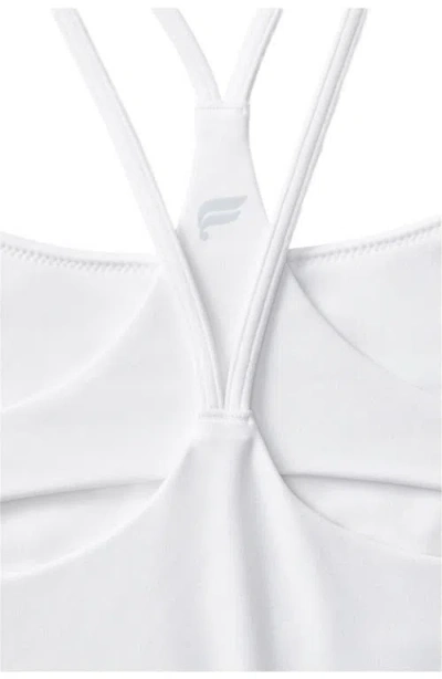 Fabletics Principal Built-in Bra Tank In White