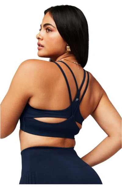 Fabletics Principal Low Impact Bra In Blue