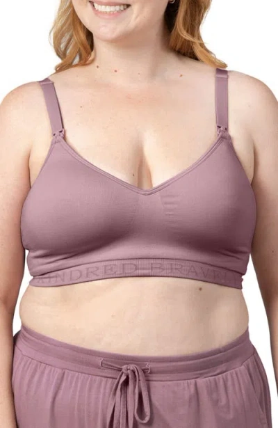 Kindred Bravely Busty Contour Hands-free Pumping & Nursing Bra-  Sizing Options Available In Purple
