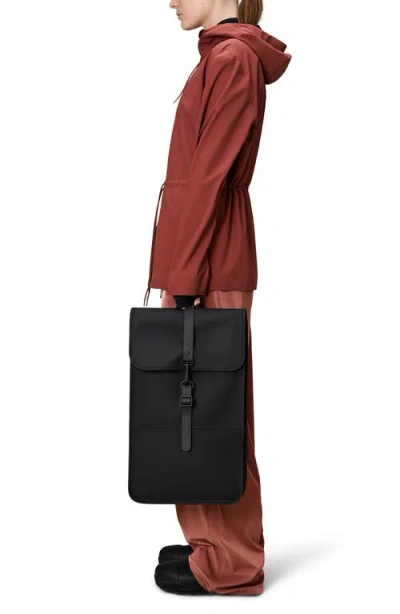Rains Waterproof Backpack In Black
