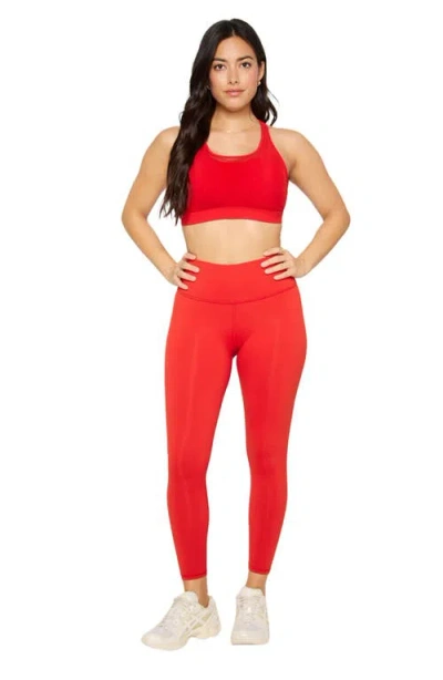 Fabletics Define Powerhold® High-waisted 7/8 Leggings In Red