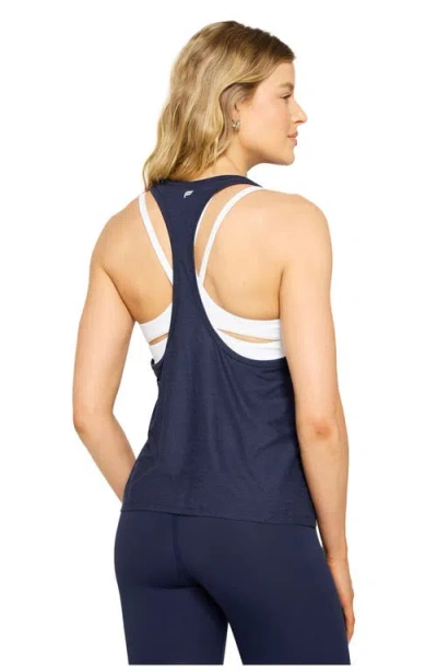 Fabletics Whisper Racerback Tank In Blue