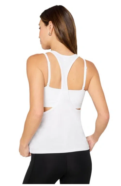 Fabletics Whisper Racerback Tank In White