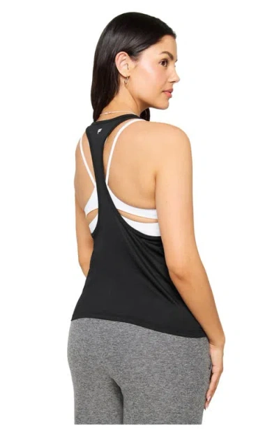 Fabletics Whisper Racerback Tank In Black