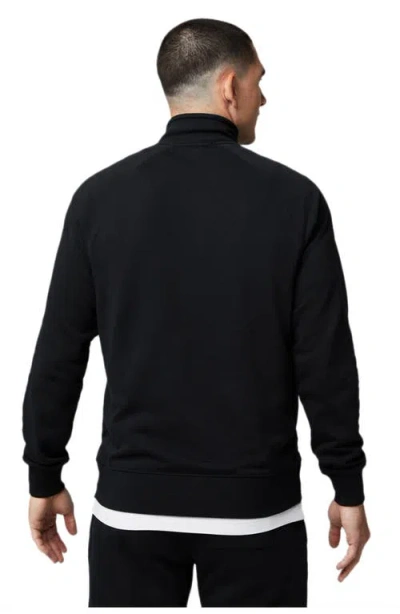 Fabletics The Year Round Terry Quarter Zip In Black