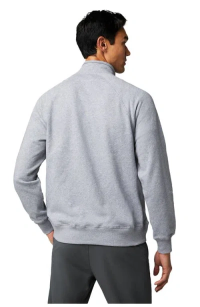 Fabletics The Year Round Terry Quarter Zip In Gray