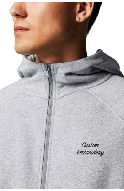 Fabletics The Year Round Terry Full Zip Hoodie In Gray