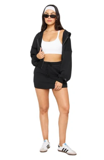 Fabletics Year Round Terry Mini Skirt In Black