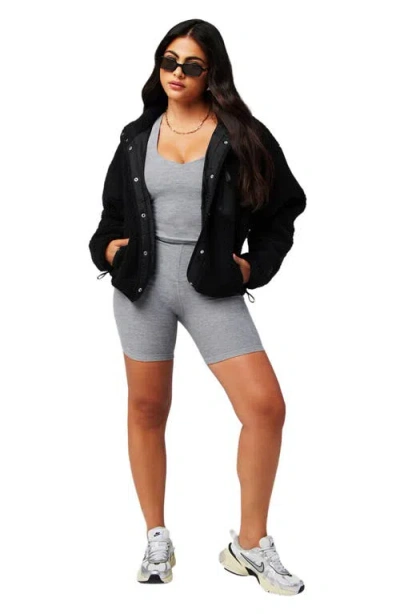 Fabletics Tahoe Teddy Jacket In Black